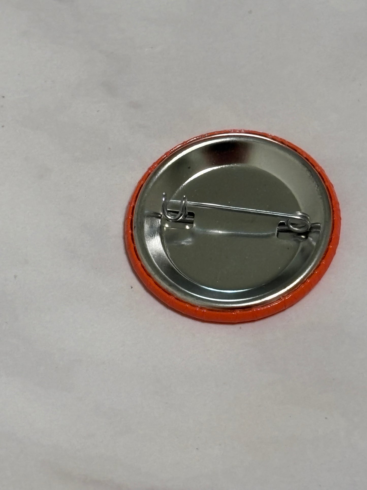 Loot Crate November 2015 Combat Armored Bus Orange 1.5" Button Badge Pin