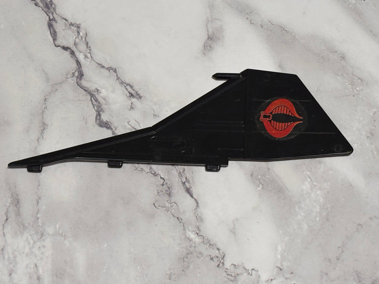 Vintage 1986 G.I. Joe ARAH Cobra Night Raven Fin Rear Stabilizer Wing Both Stickers