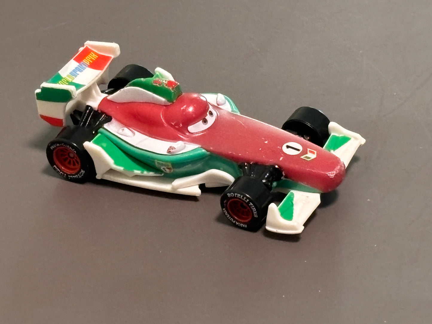 Francesco Bernoulli Disney Pixar Cars 2  1:55 Diecast Toy Car Loose Mattel V2800