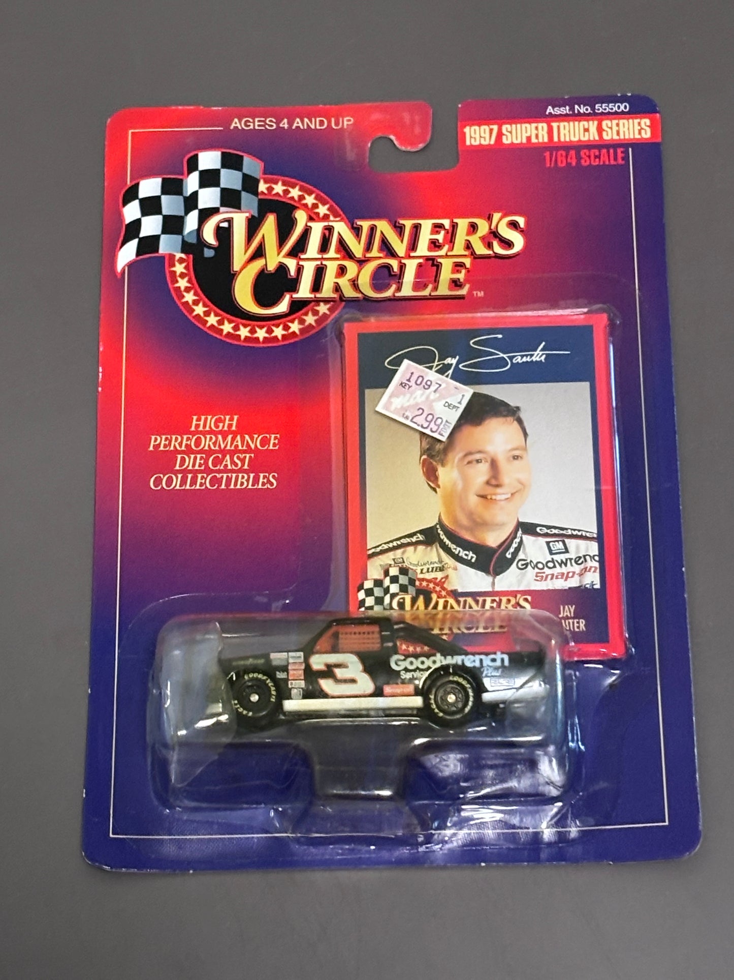 1997 Winners Circle Jay Sauter #3 GM Goodwrench 1:64 Super Truck Series
