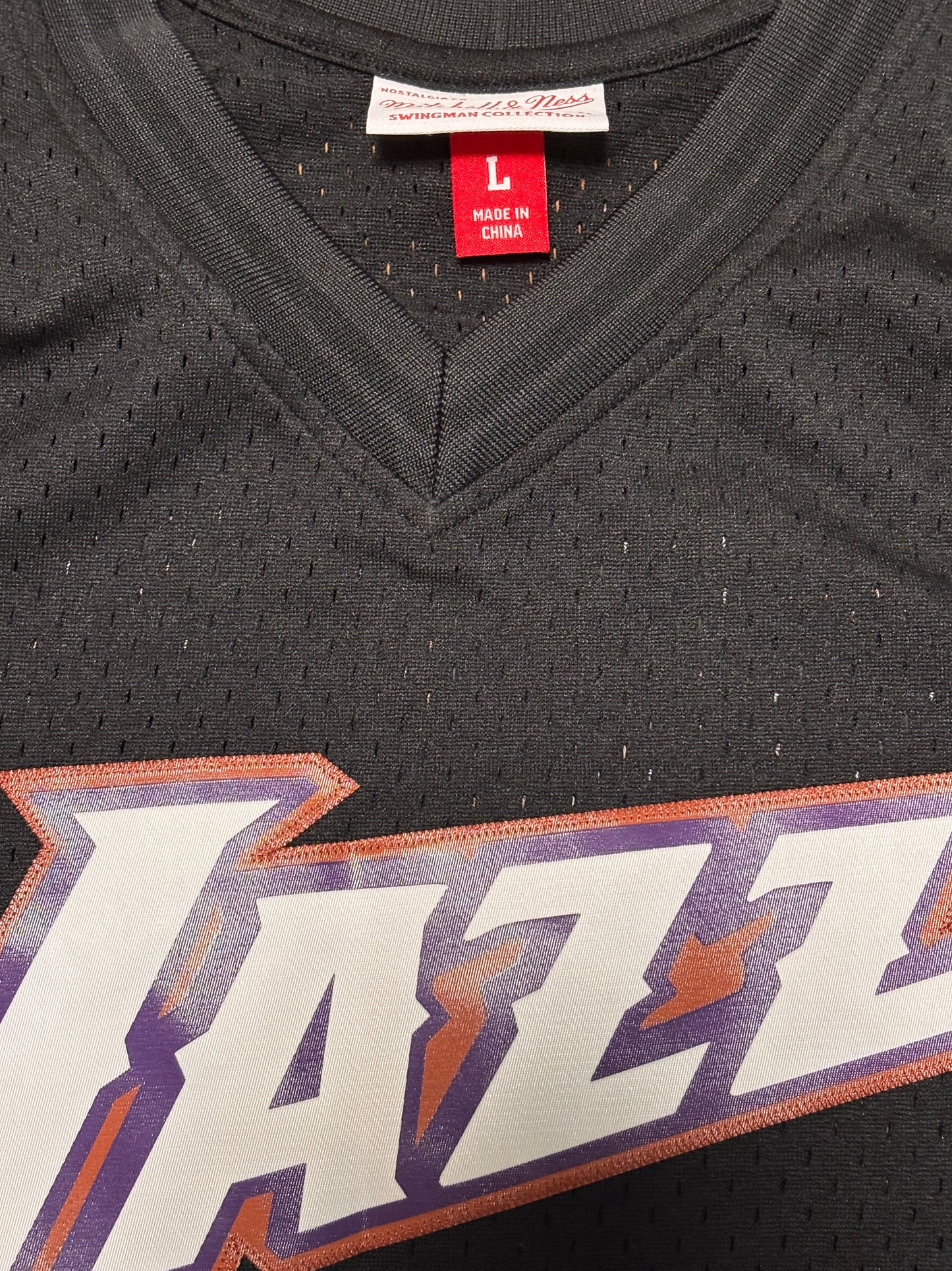 John Stockton Utah Jazz Mitchell & Ness NBA Retro Hardwood Classic HWC Swingman 1998-99 Team Color Player Jersey Black Mens Large L New NWOT