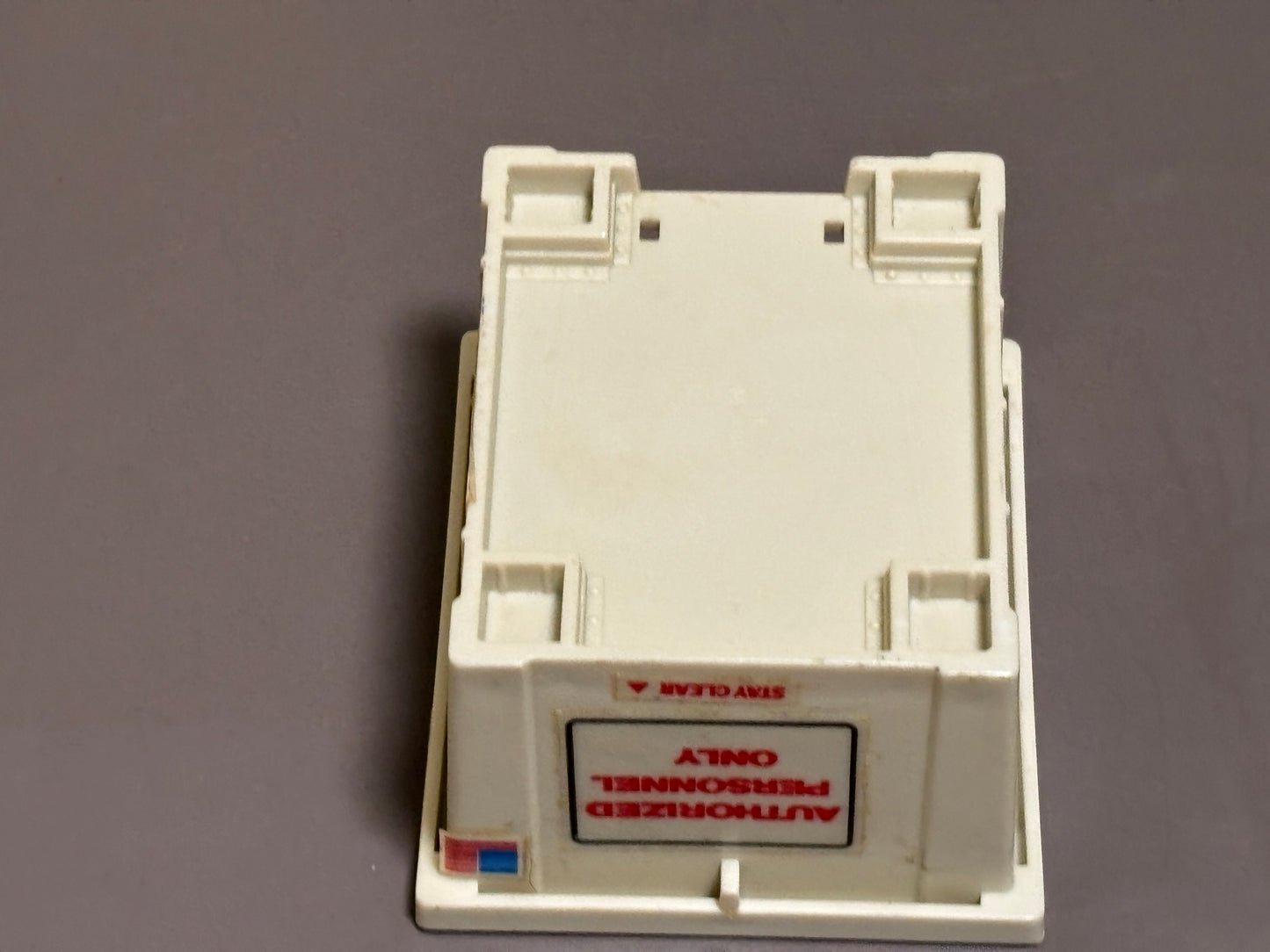 Hasbro Vintage GI Joe 1985 Check Point Alpha Tower Top Accessory Part w/ Stickers