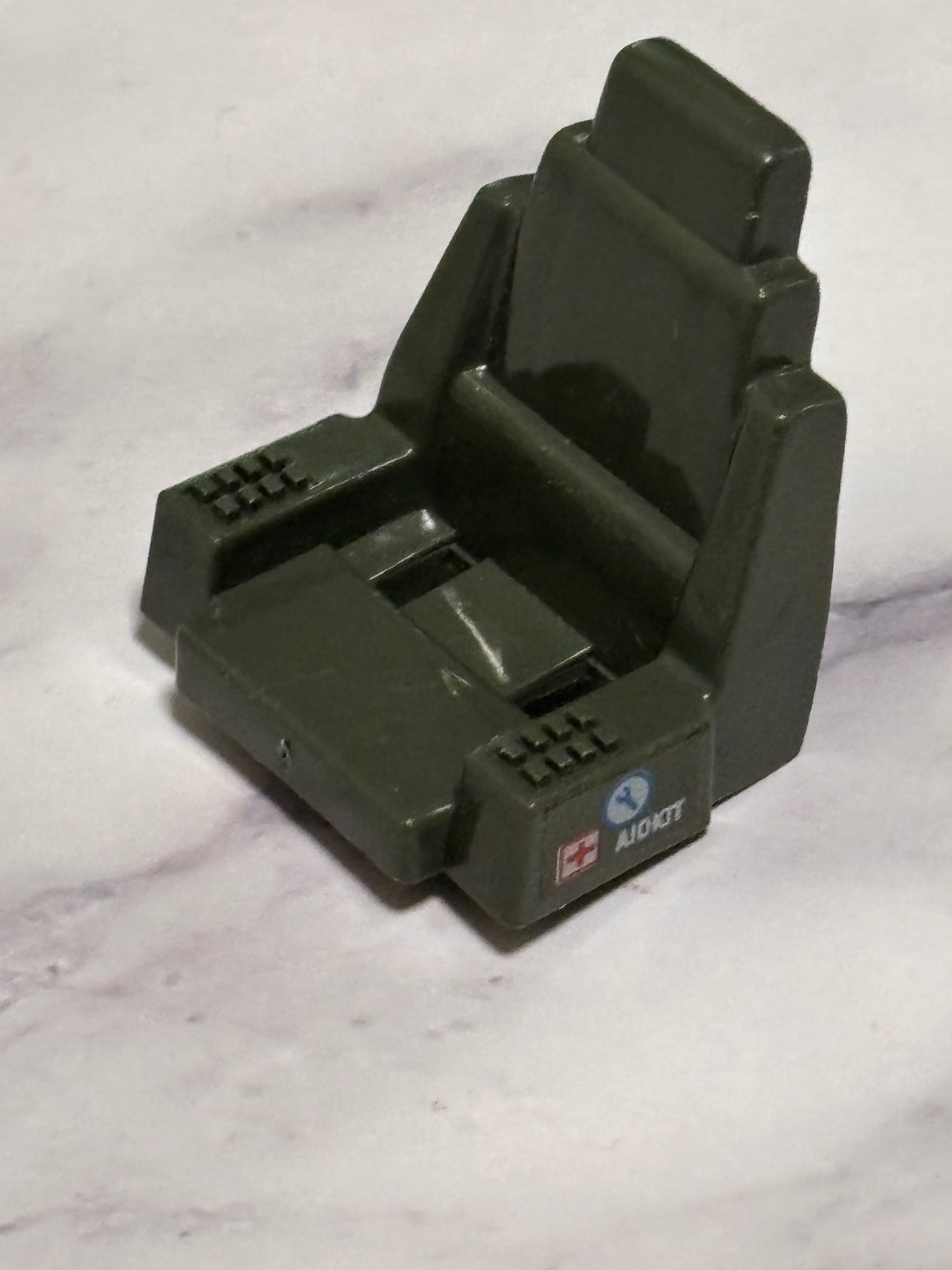 Action Force SAS GI Joe FLAK Cannon Seat Chair Part Green Variant 1982