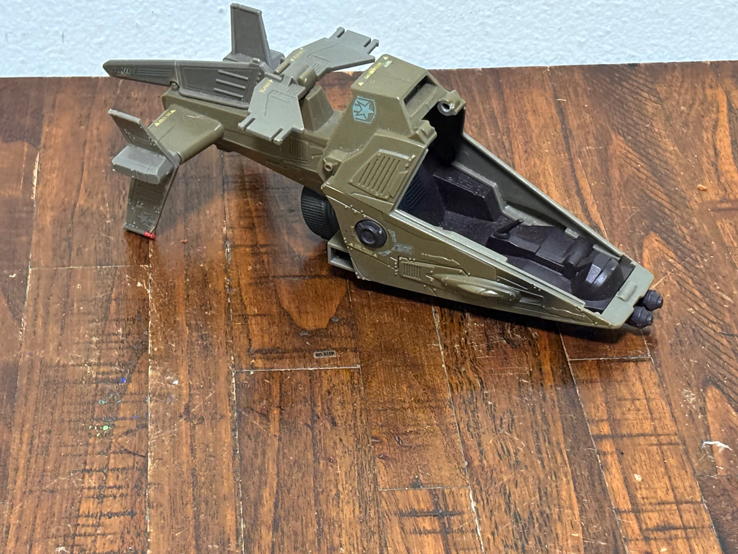 2010 POC G.I. Joe Ghost Hawk Aplha Vehicle Helicopter Vintage Green