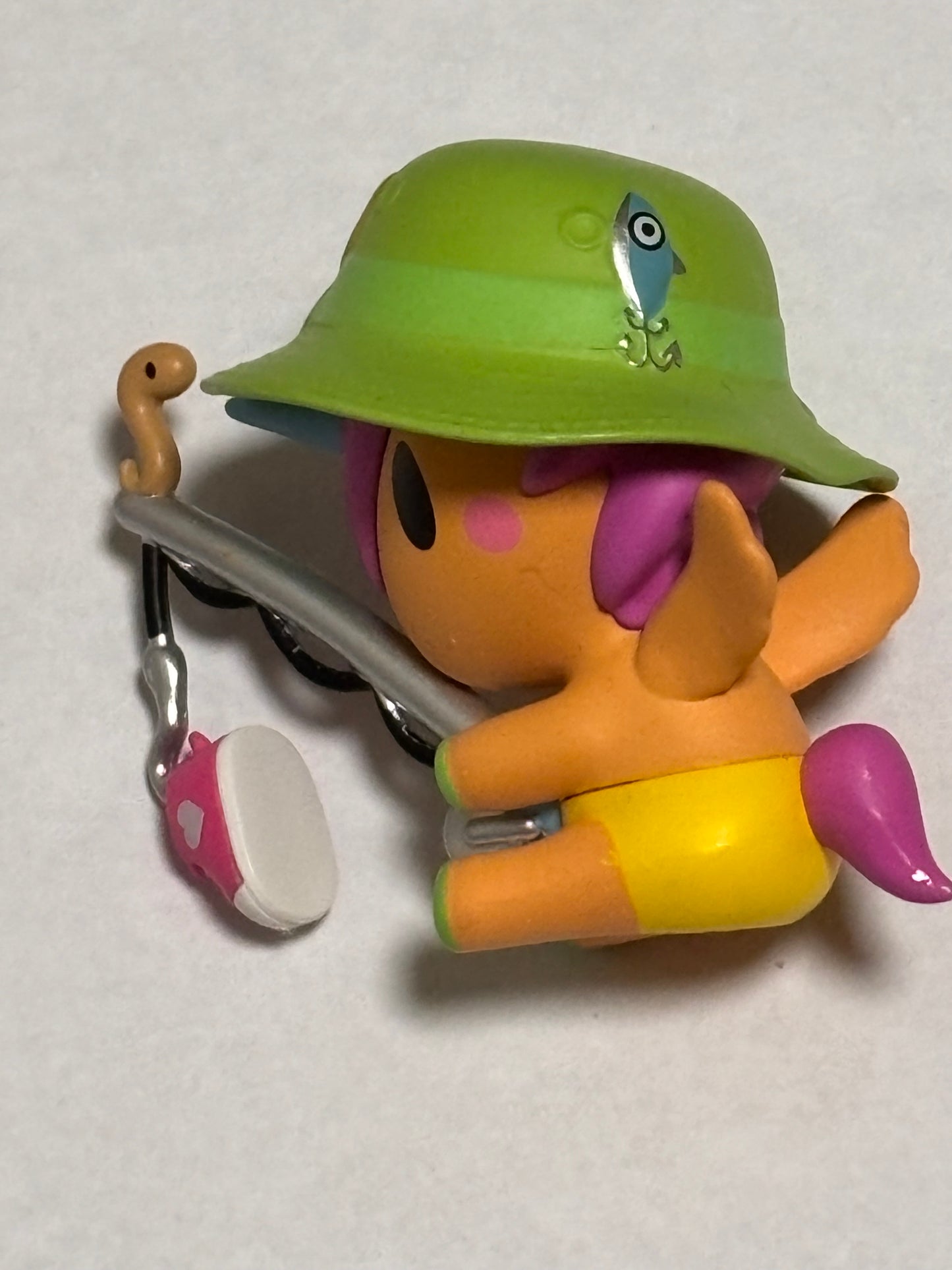 Tokidoki Unicorn Unicorno Fun in the Sun Series Gone Fishing Fishin Mini Vinyl Figure 3” Anime