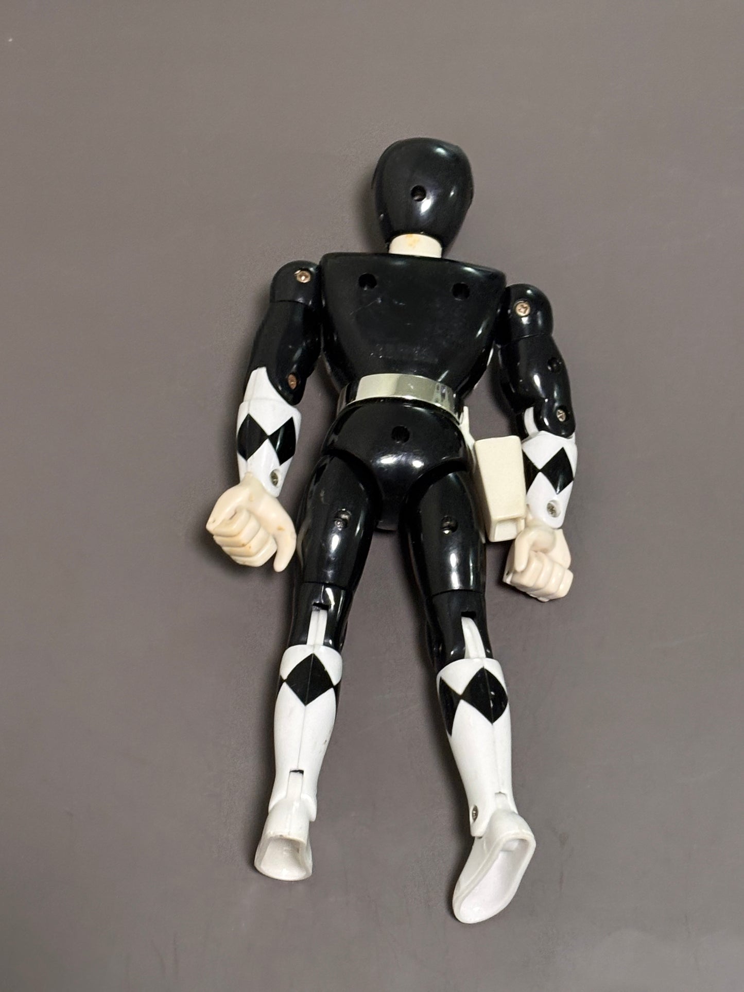 1993 Bandai Mighty Morphin' Power Rangers Black Ranger Vintage Action Figure