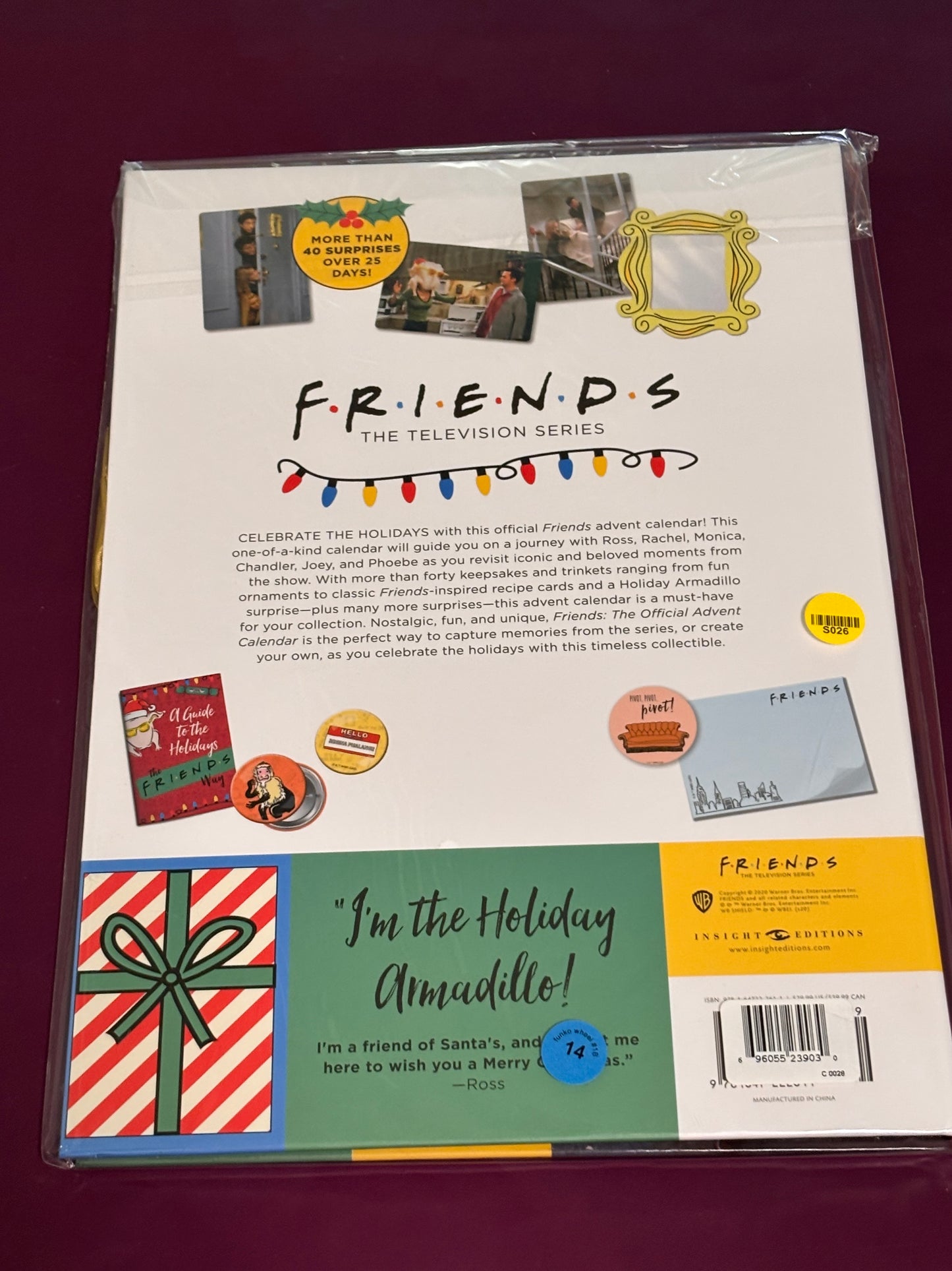 Friends TV Show Merchandise 2020 Advent Calendar Christmas 25 Surprises New