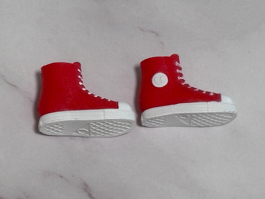 Lol Surprise Omg Doll Accessory Tough Dude Boi Boy Red Converse Shoes Sneakers