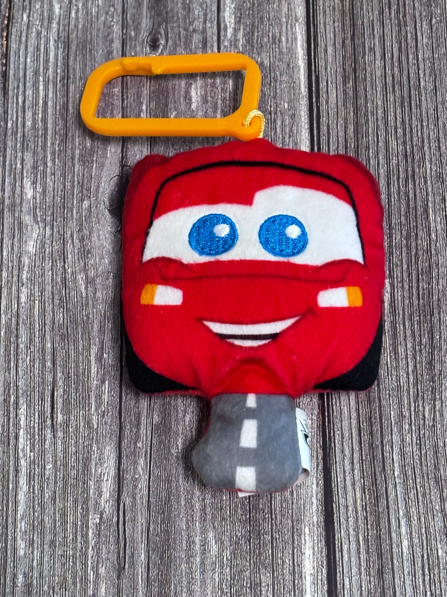 Lightning McQueen Cars Plush Clip McDonalds 2019 Disney Pixar Backpack