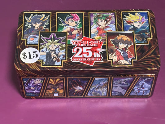 Yu-Gi-Oh Trading Card Game 25th Anniversary Collectible Empty Tin