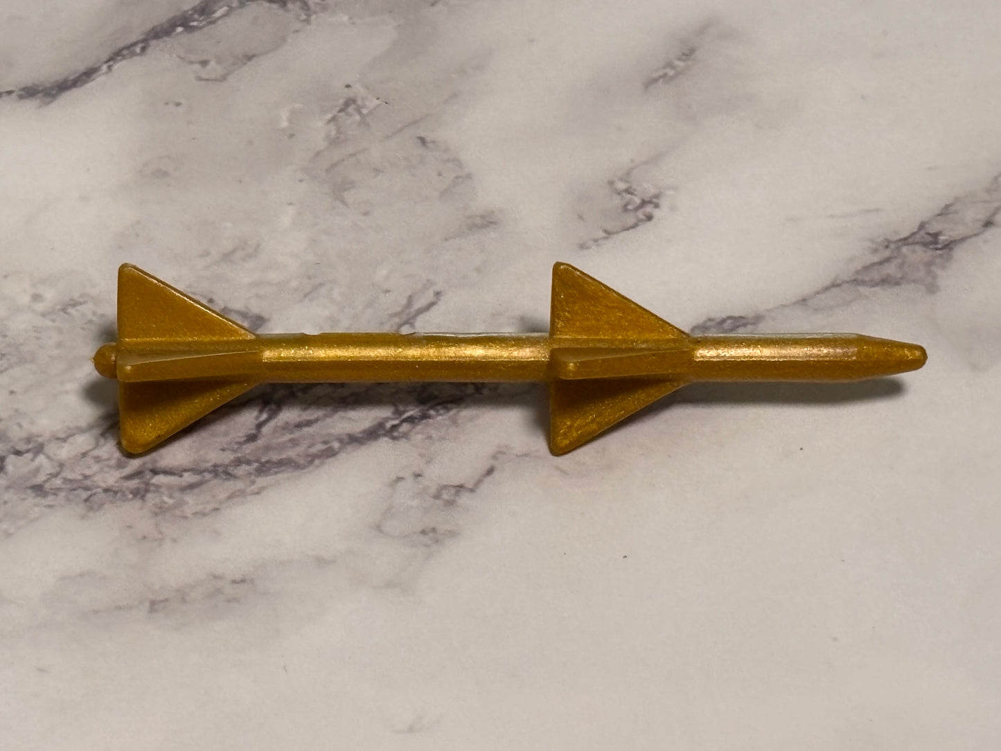 GI Joe 1988 Destro’s AGP Missile Vintage Vehicle Part ARAH Hasbro Gold Arah