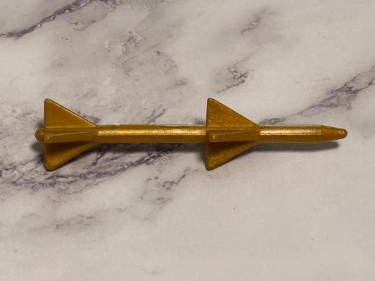 GI Joe 1988 Destro’s AGP Missile Vintage Vehicle Part ARAH Hasbro Gold Arah