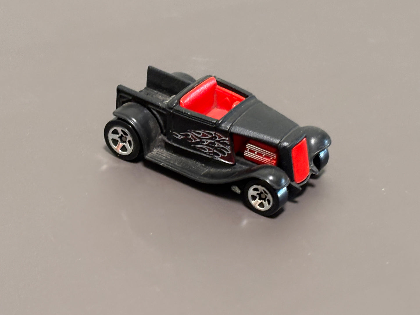 Hot Wheels 2001 Hooligan Satin Black w/ Red HW First Editions Series Malaysia