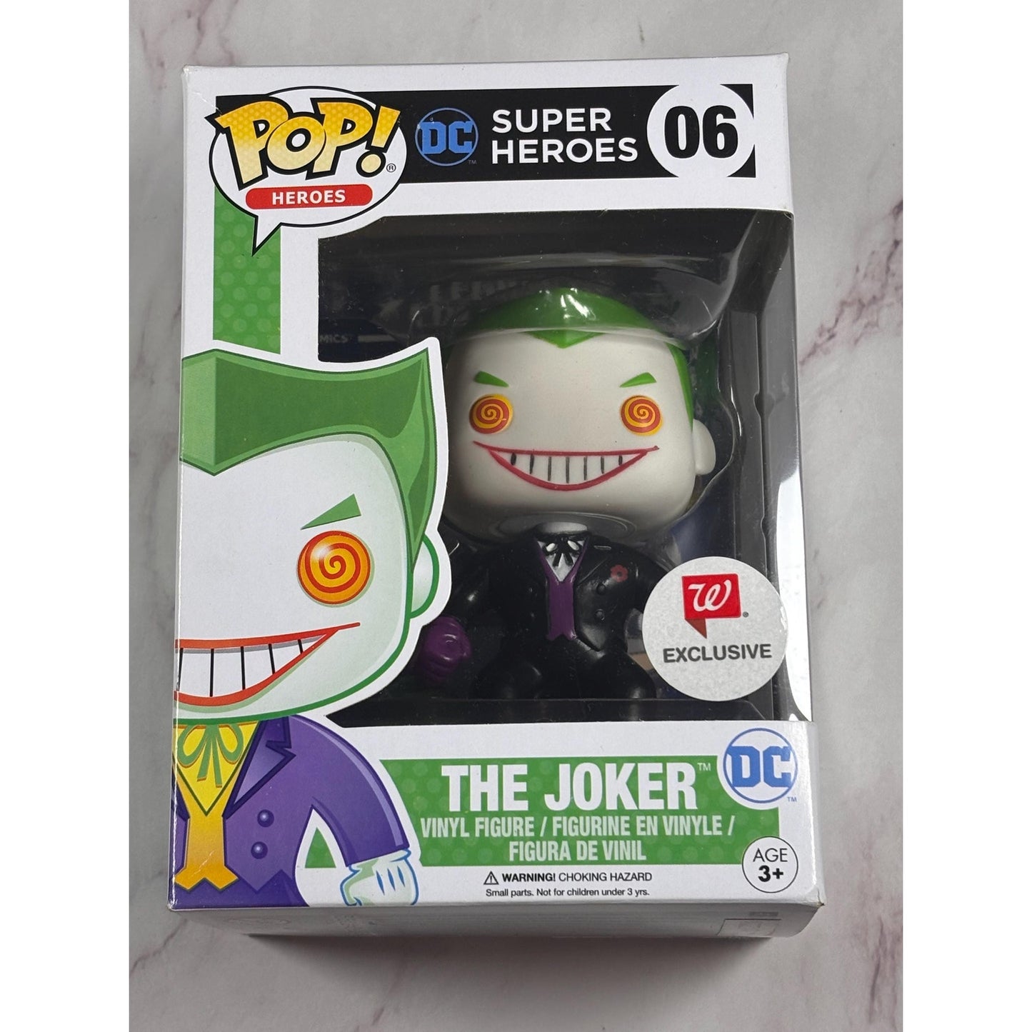 Funko POP! DC Super Heroes Vinyl Figure - The Joker (Black Suit) #06 Walgreens