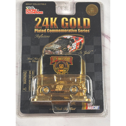 Racing Champions 50th Anniversary 24k Gold Nascar Series Thorn Apple Valley #98
