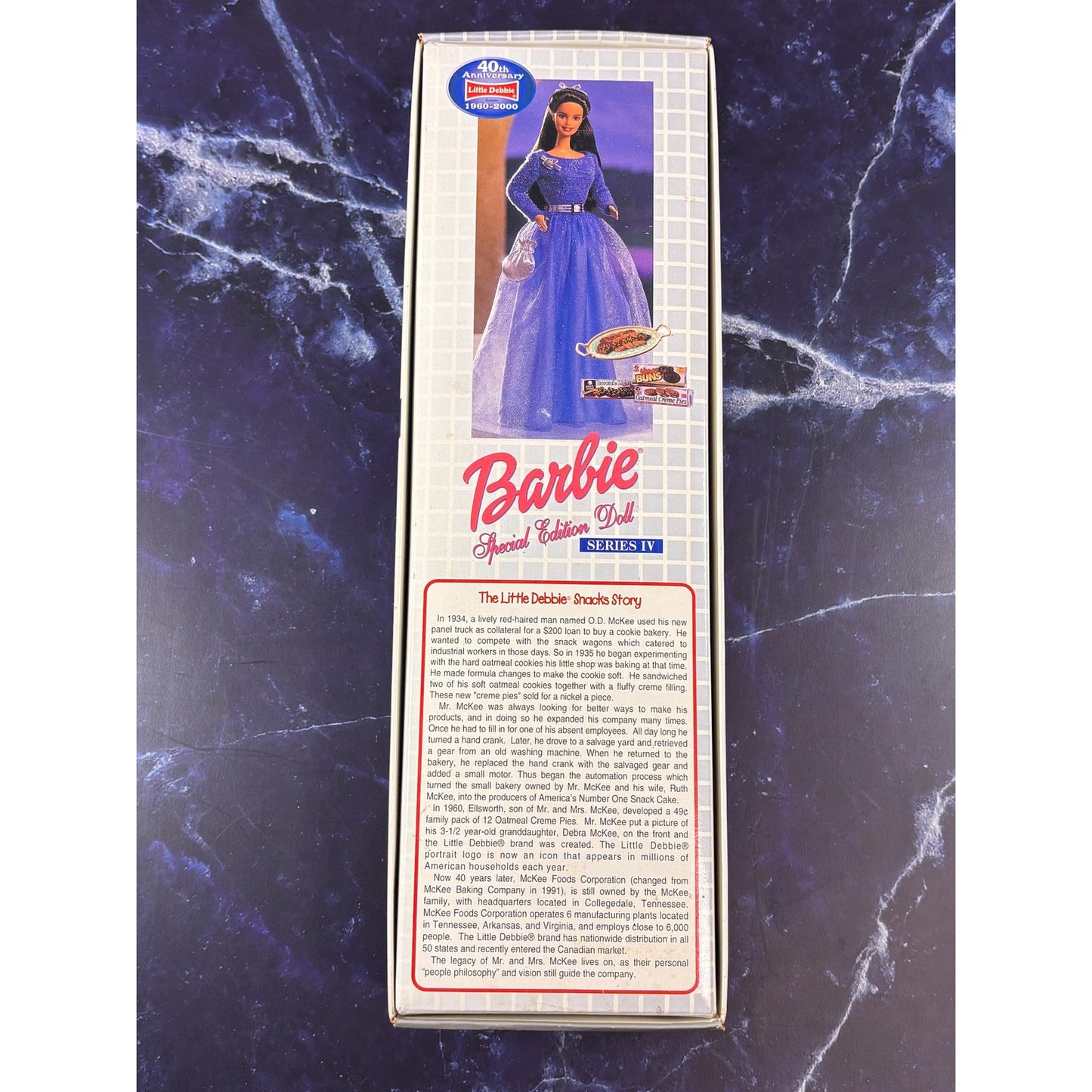 40th Anniversary Little Debbie 1960 2000 Special Edition Series IV #24977 Barbie