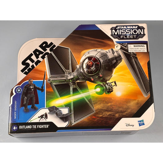 New Star Wars Mission Fleet Outland TIE Fighter Moff Gideon Figure Hasbro 2021