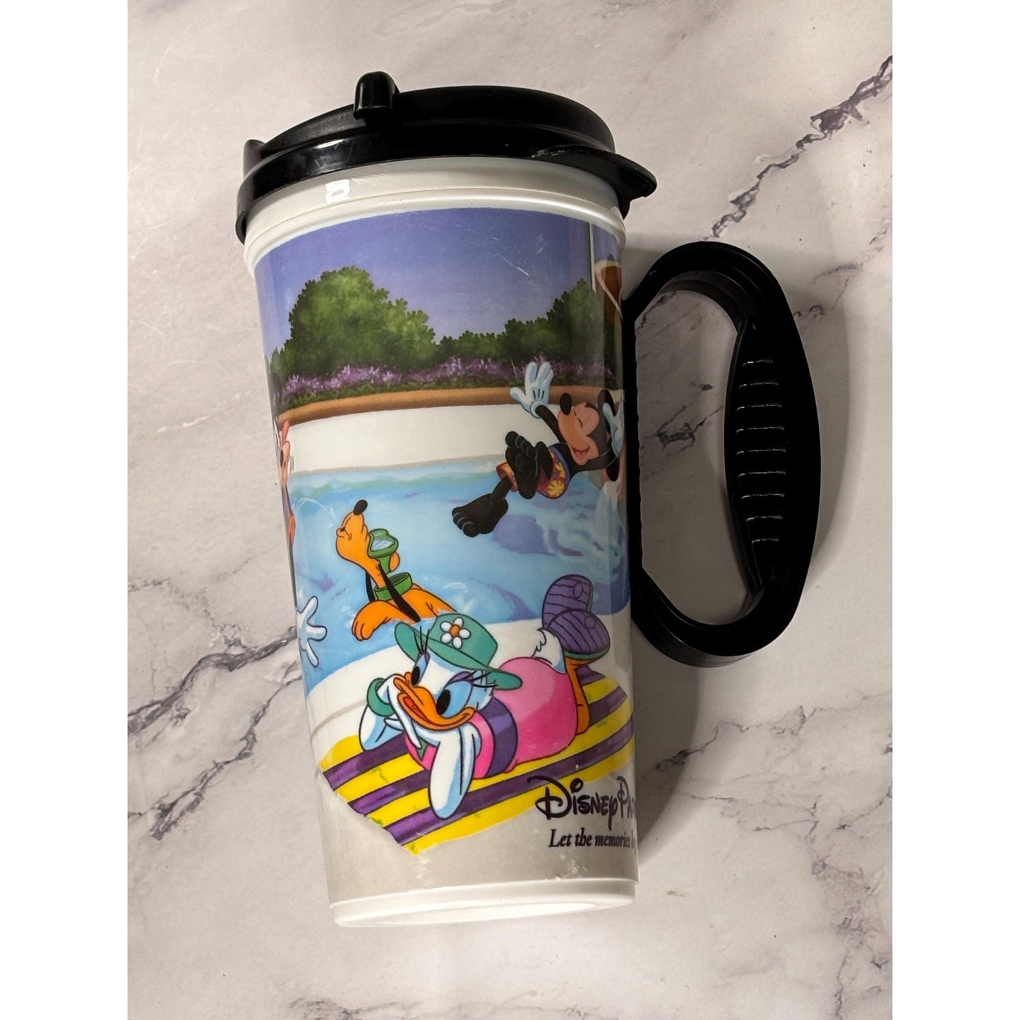 Walt Disney Parks World Resort Let the Memories Begin Suvinior Cup Black Lid