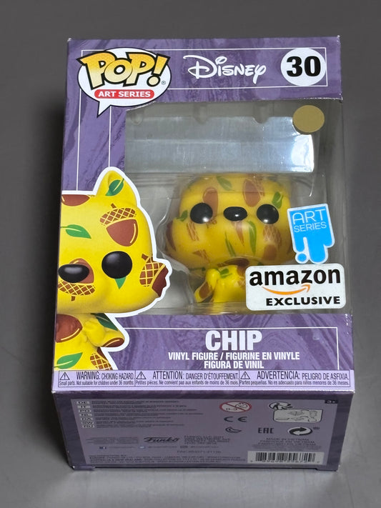 Funko Pop! Art Series Disney Chip #30 Amazon Exclusive Vinyl Figure New