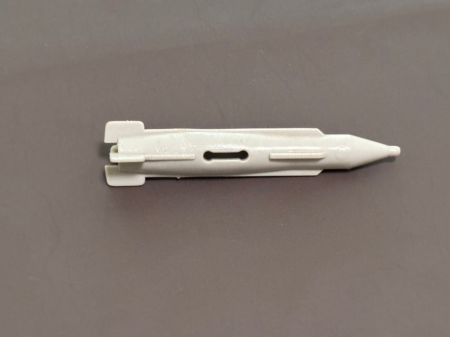 Vintage Hasbro GI JOE 1986 Gray White Tomahawk Grey Missile Large Bomb Part