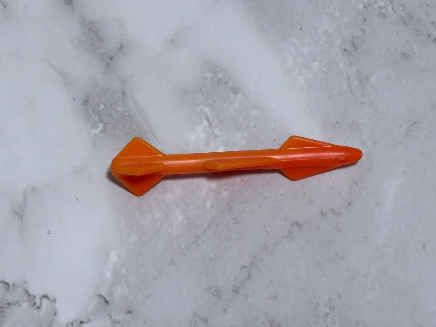 1987 GI JOE Coastal Defender Missile Hasbro Original Vehicle Part Orange