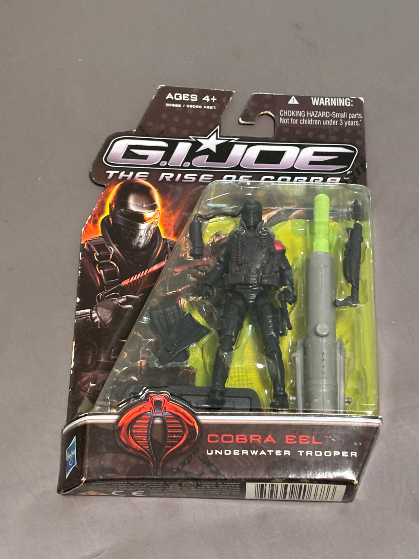 GI Joe Cobra Eel v5 Underwater Trooper The Rise Of Cobra  ROC Action Figure 3.75