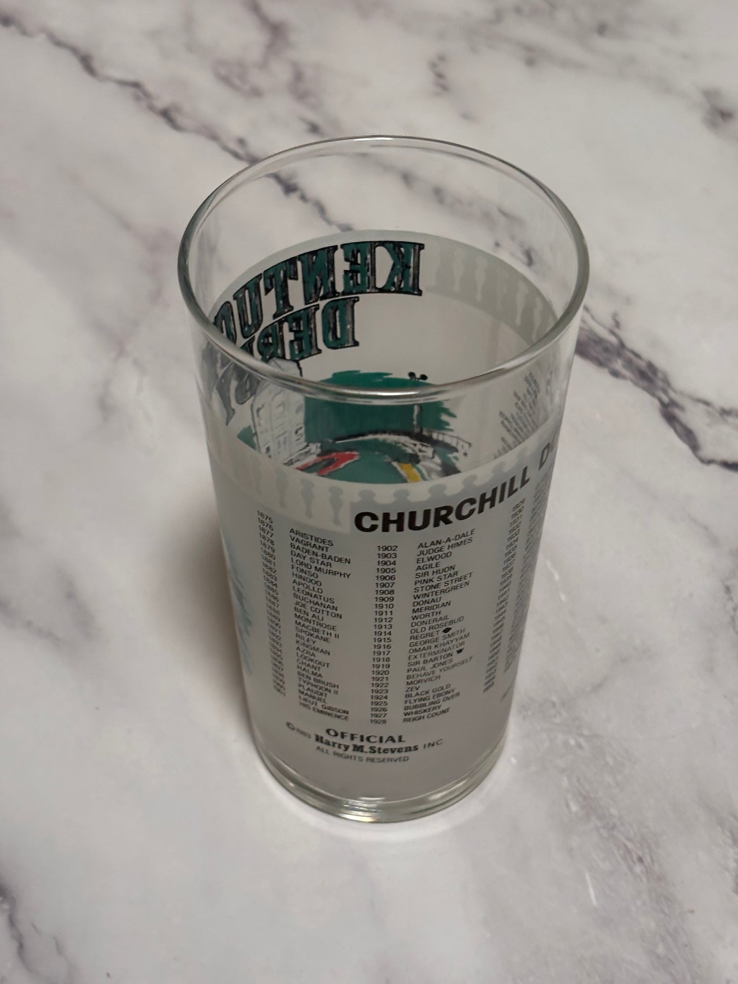 1983 Kentucky Derby Official 109th Churchill Downs Vintage Julep Glass Louisville