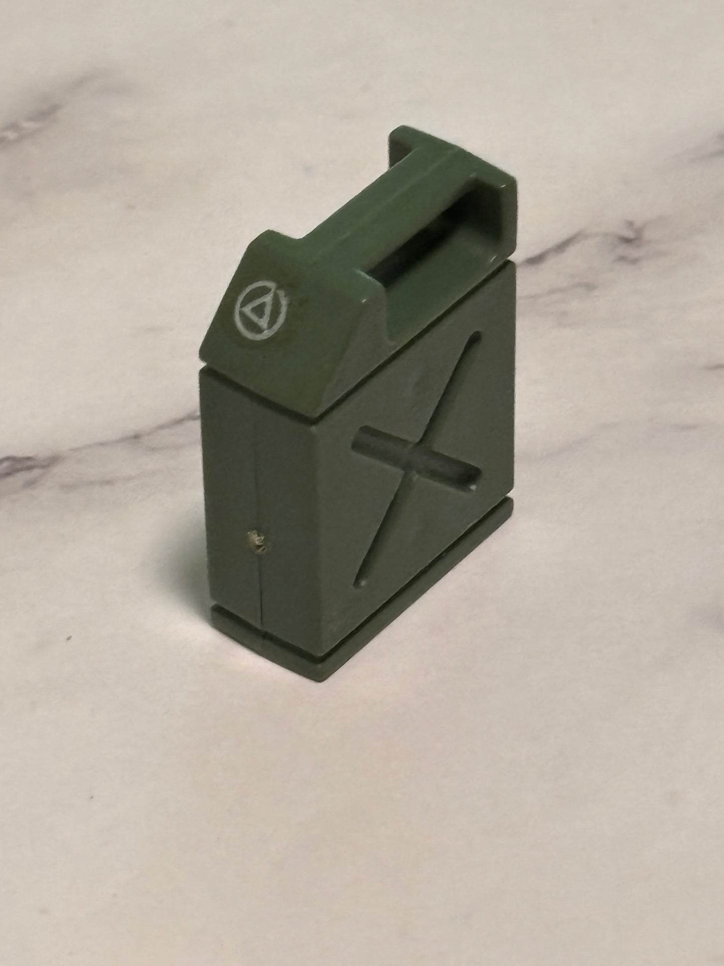 1984 Gi Joe Mortar Defense Unit Gas Jerry Can Original Accessory Green