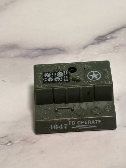 1984 GI Joe Bivouac Radio Hasbro Original Part Vintage Battle Station