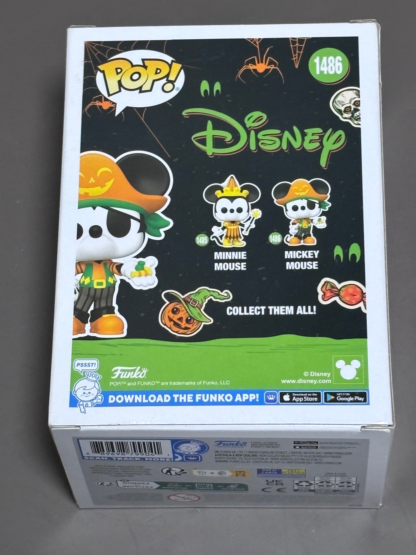 2024 Funko Pop Halloween Disney - Pirate Mickey Mouse Vinyl Figure #1486