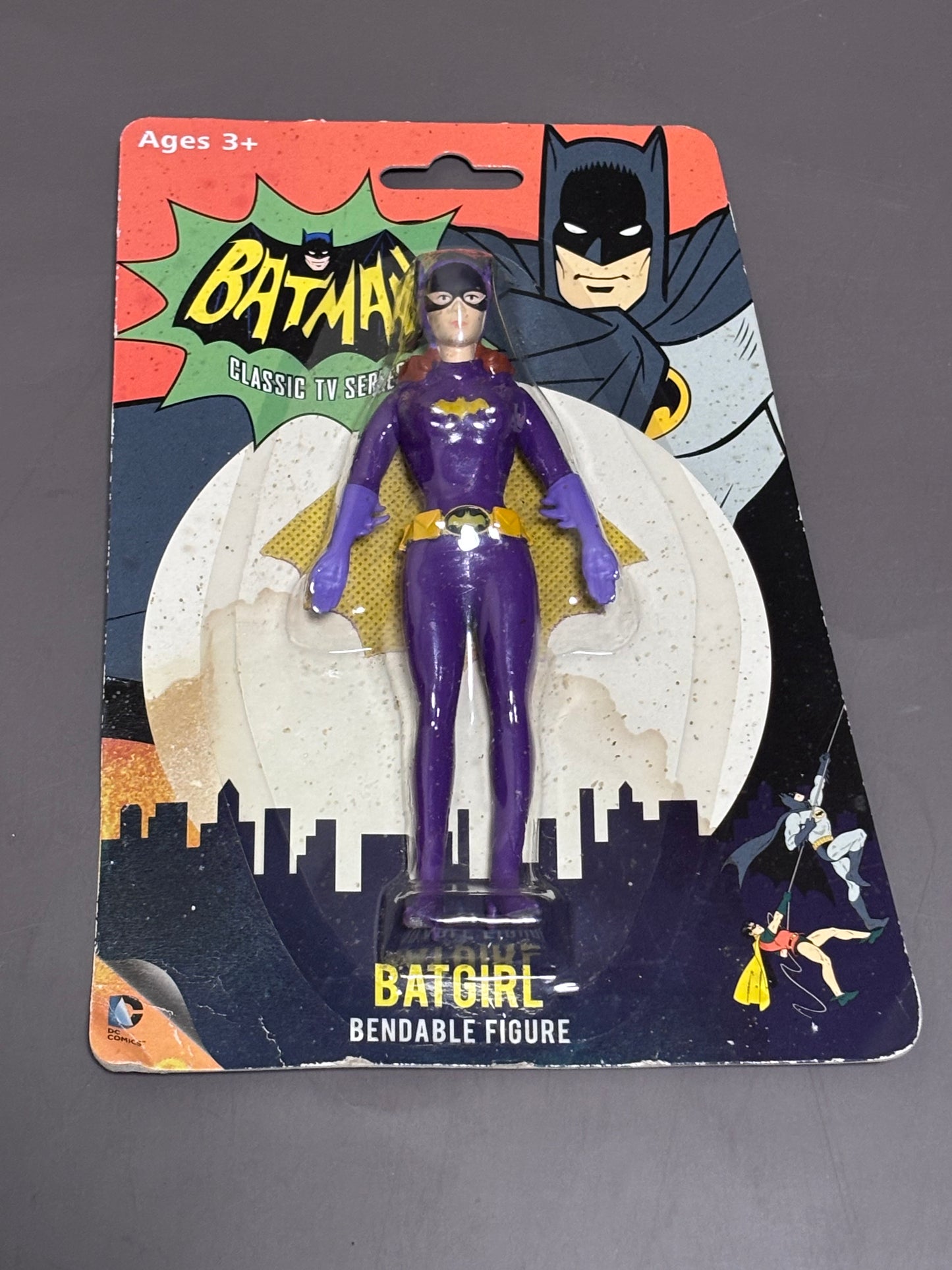 2015 NJCroce DC Comics Based on Batgirl 1966 TV Series Bendable Action Figure