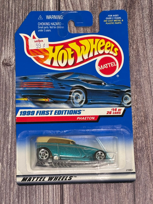 Hot Wheels Phaeton 1:64 Diecast 1999 First Editions #14/26 New Mattel
