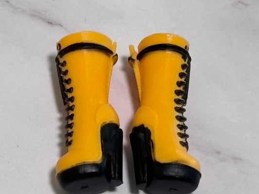 Lol Surprise OMG Doll Ms Miss Direct Yellow Black Tall High Heels Boots Shoes
