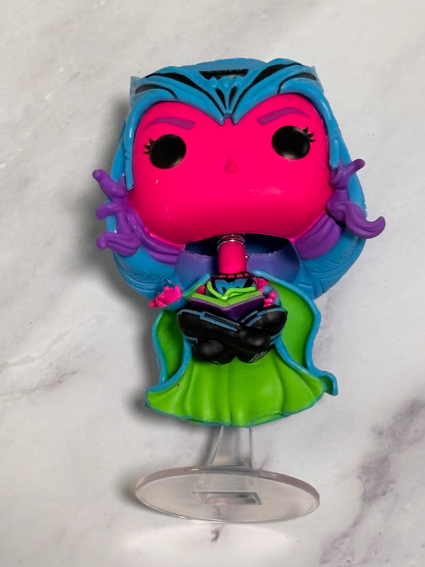 Funko Marvel Scarlet Witch Black Light Pop! Vinyl Figure #986 OOB Stand