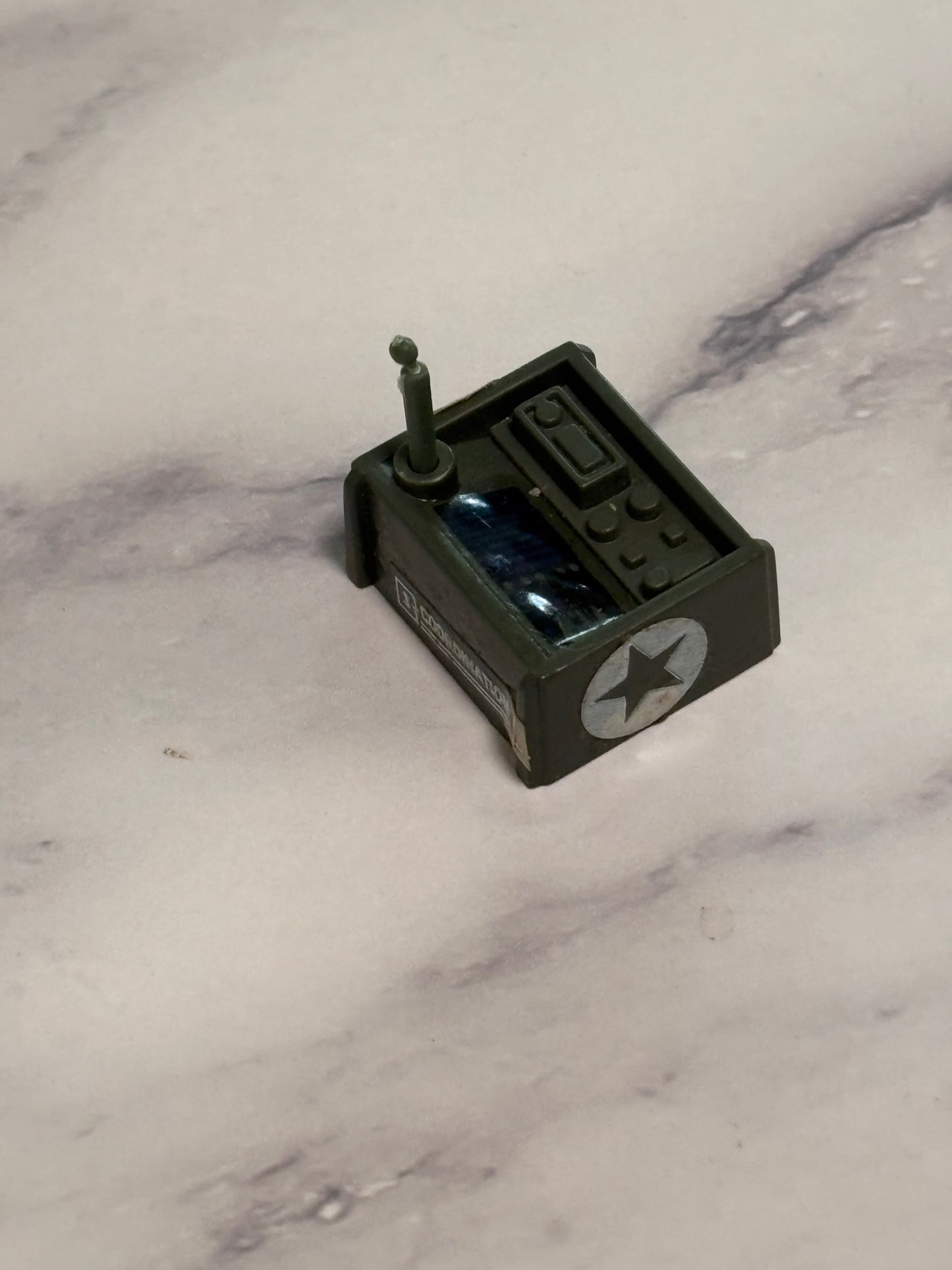 GI Joe Forward Observer Unit Radio w Antenna Playset Vintage Part ARAH 1985