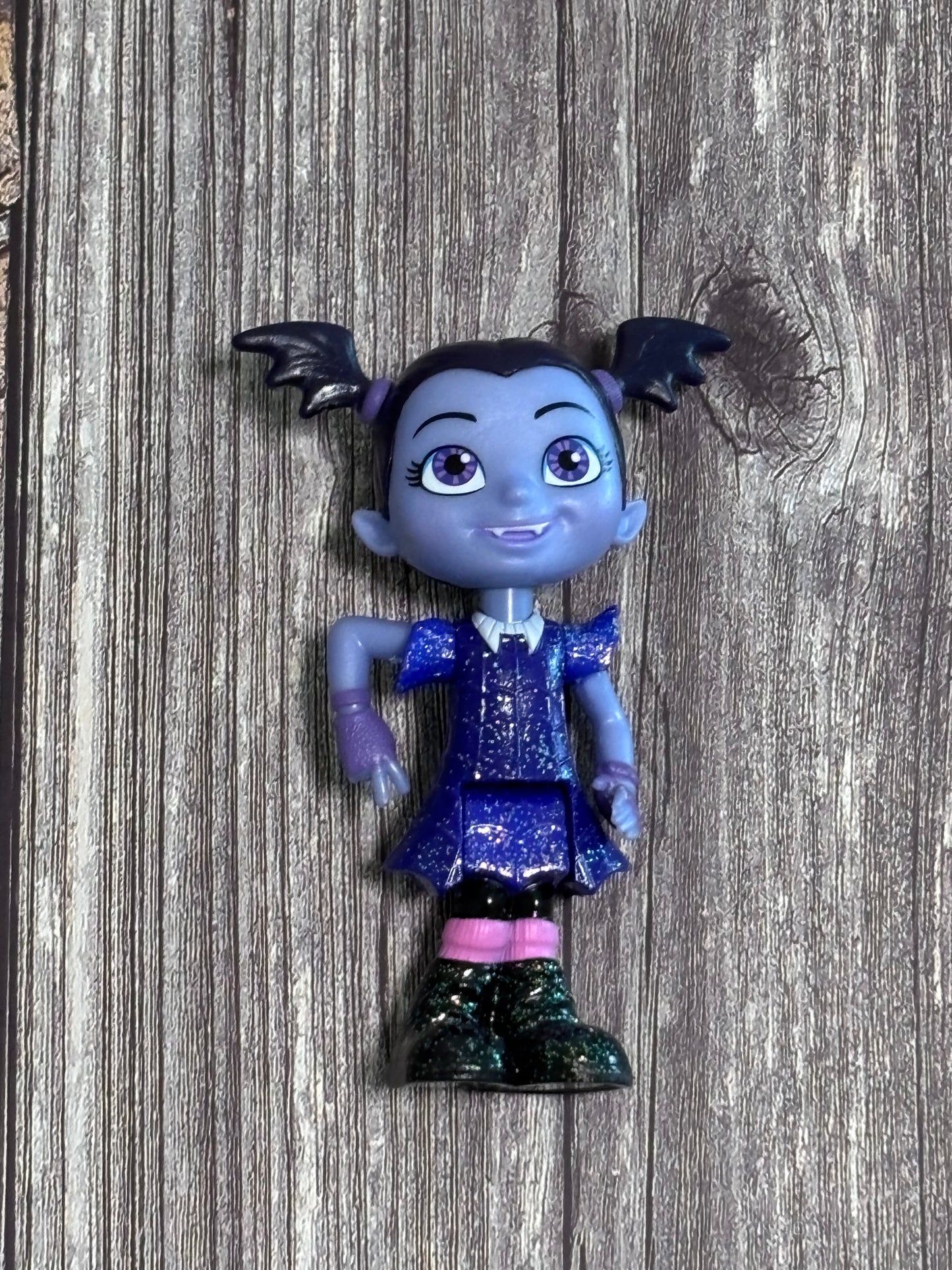 Disney Vampirina Vee Vampire 3.5” Inch Action Figure Glitter Just Play