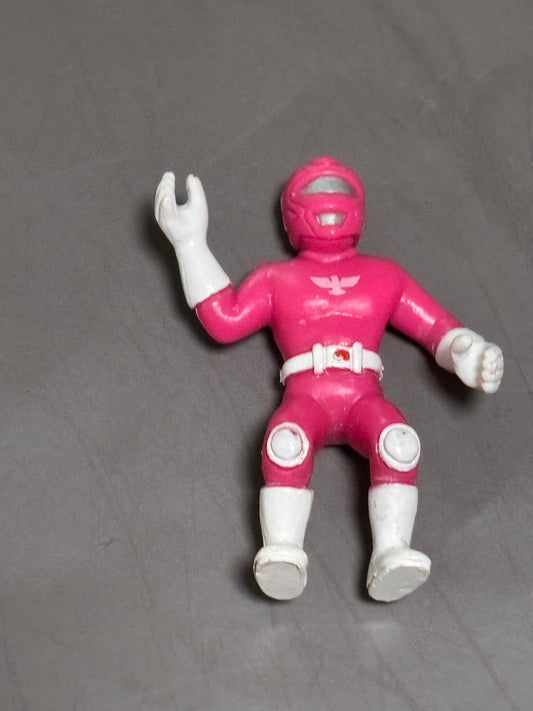 Super Robotic Pink Rangers Loose 2.25" Action Figure Power Rangers PVC