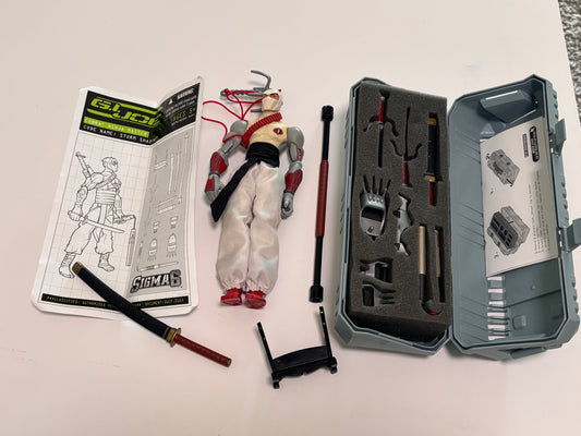 GI Joe Sigma 6 Six Storm Shadow 8" Action Figure Hasbro Toy 2005 Razor Ninja