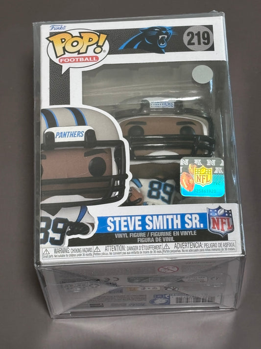 Funko Pop NFL Steve Smith Sr. #219 Carolina Panthers White Jersey Vinyl Figure