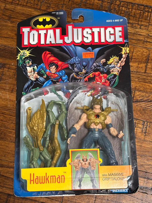 DC Comics Hasbro Kenner Total Justice: Hawkman Action Figure 1996 New