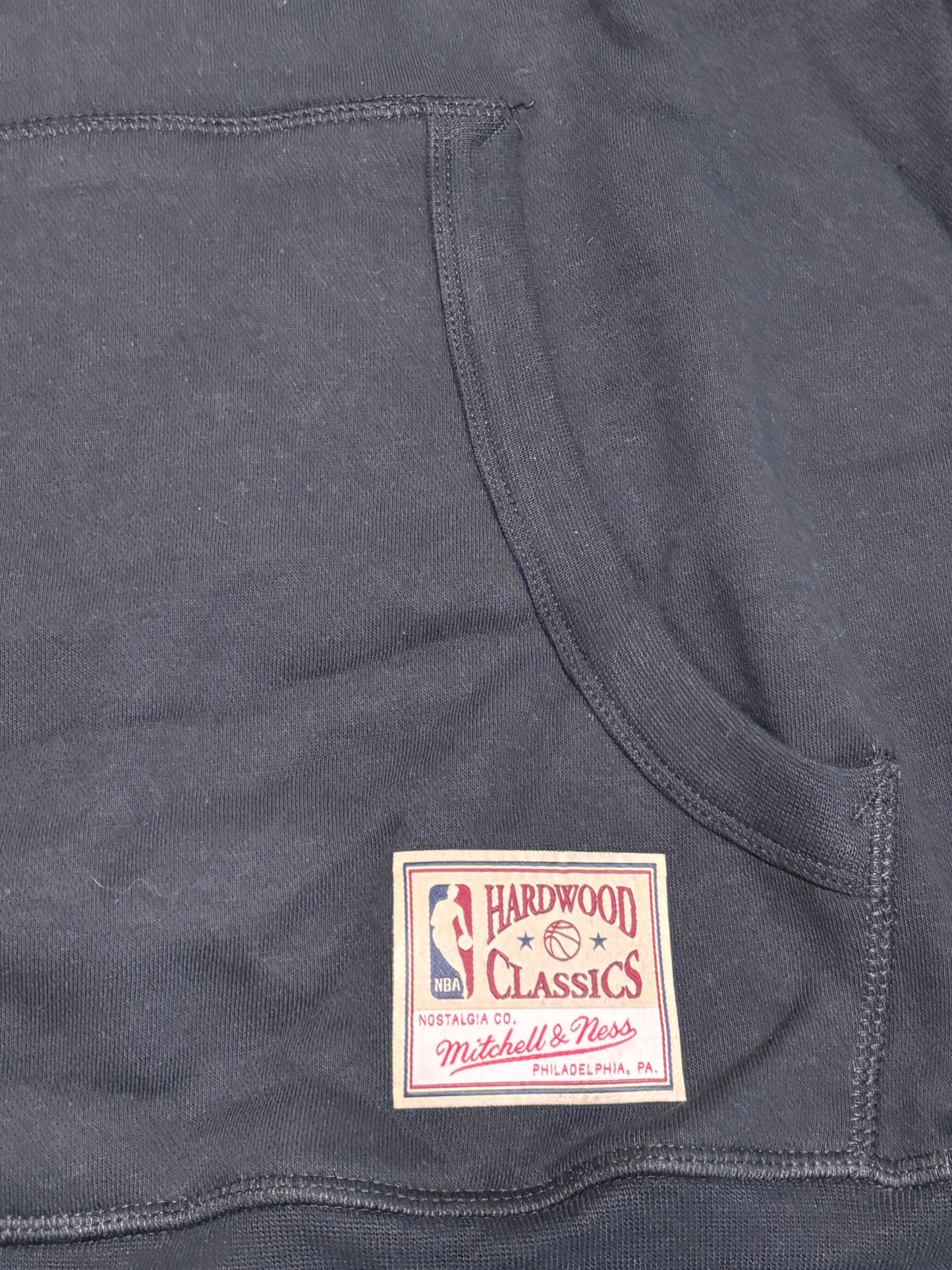 Los Angeles LA Lakers Mitchell & Ness HWC Hardwood Classic Nba Retro Hyper Hoops Black Pullover Hoodie Men’s Xtra Large XL New NWT