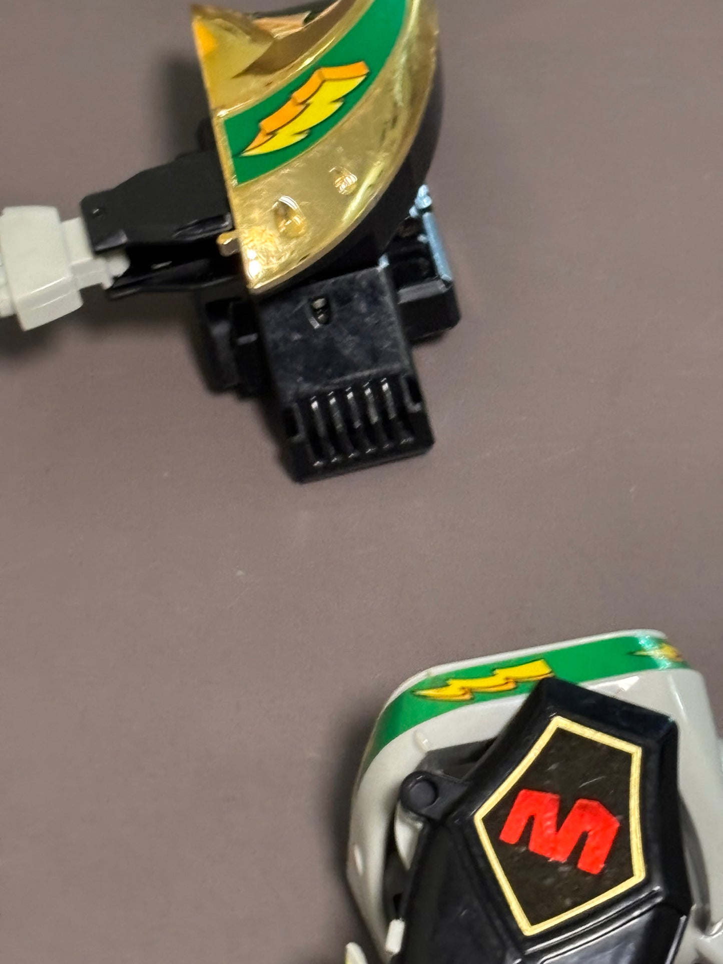 Power Rangers 1993 Green Dragonzord Megazord Part Left Side Leg Arm MMPR