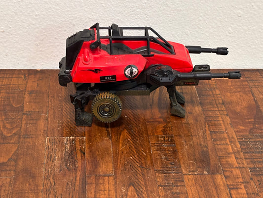 GI Joe 2004 Valor vs Venom Cobra Crimson Asp Crimson Strike Towable Twin Cannons