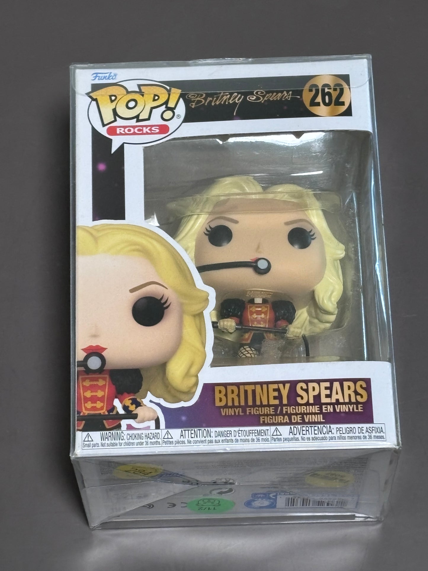 Britney Spears Funko Pop Rocks  #262 Mint with Protective Holder