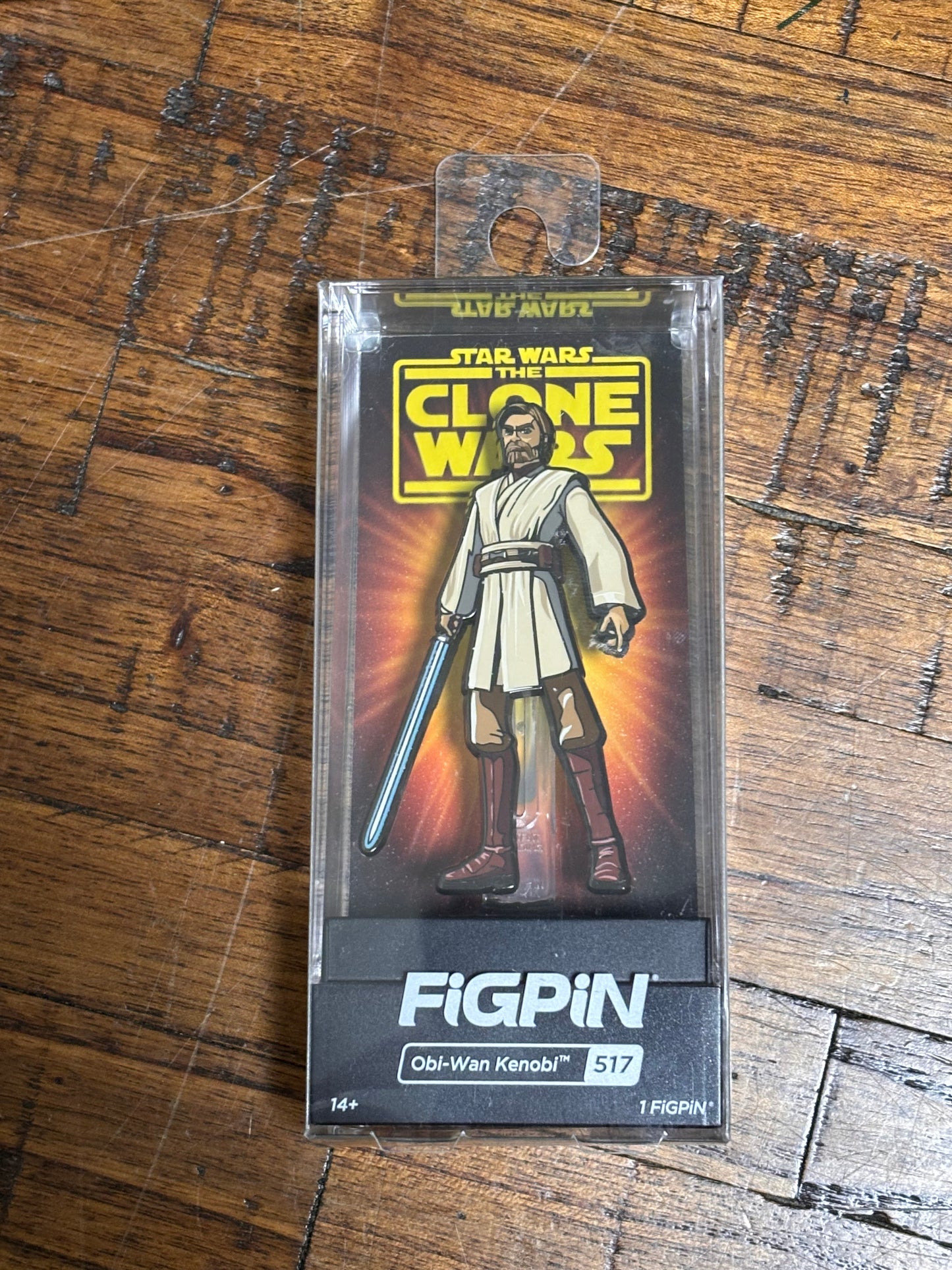 FigPin New Collectible Enamel Pin Disney Star Wars Clone Wars #517 Obi Wan Kenobi