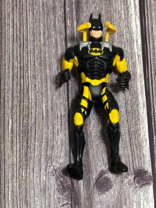 Vintage 1995 Kenner Batman Forever Night Hunter Action Figure Black & Yellow