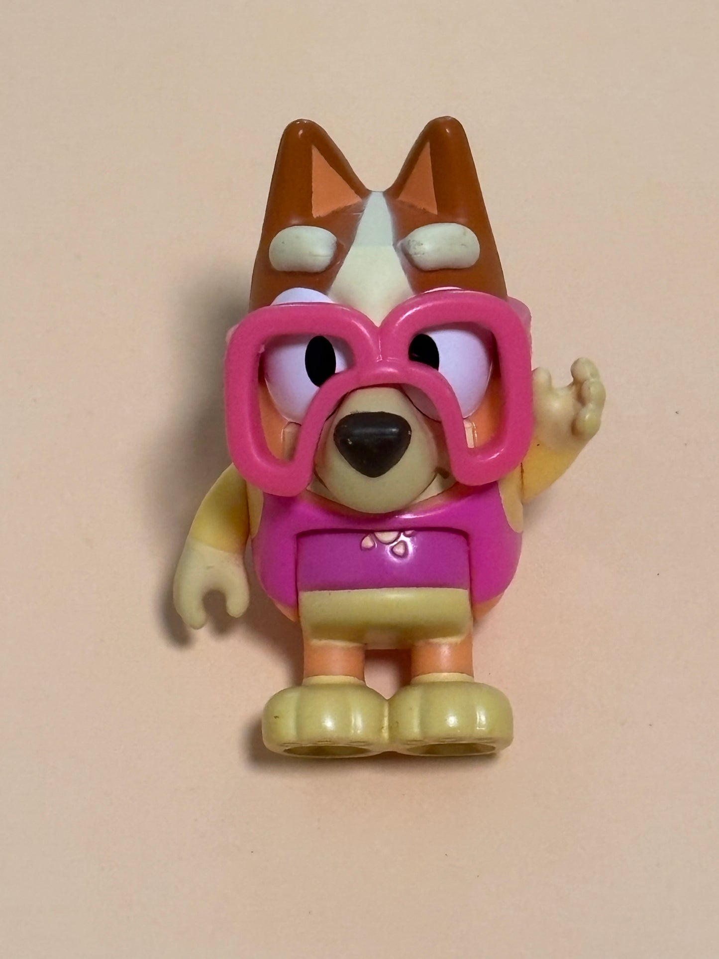 Bluey Figure Bingo Heeler W/Goggles Replacement For Friends & Family Beach Set