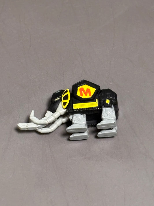 Vintage MMPR Power Rangers Micro Machines Mastodon Zord Black Mini Figure 1994
