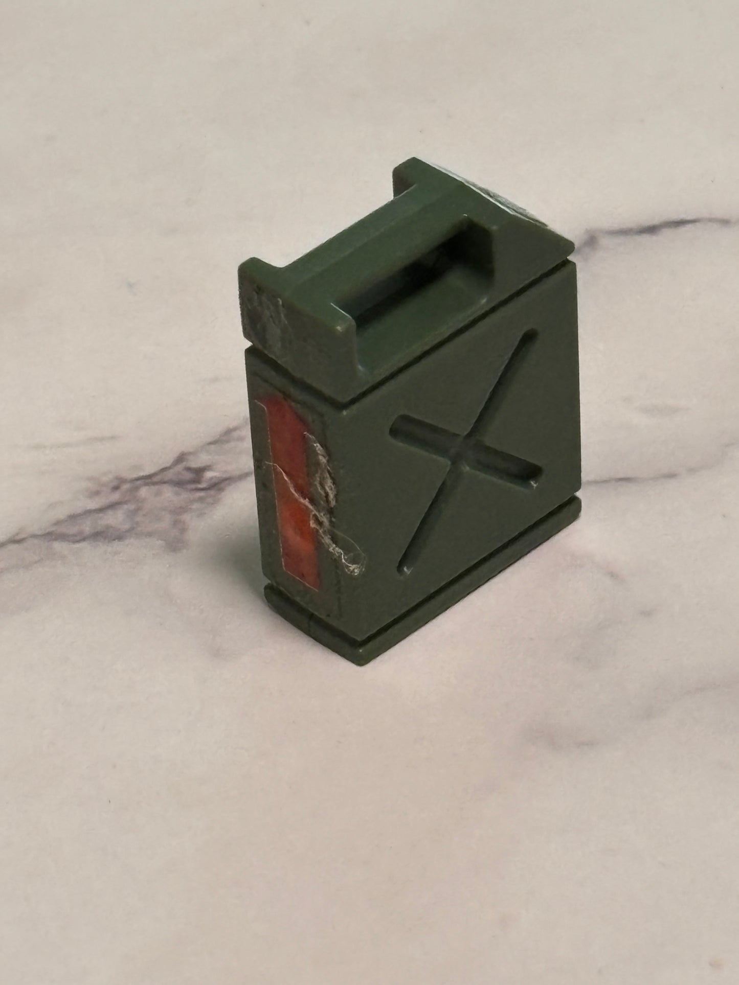 1984 Gi Joe Mortar Defense Unit Gas Jerry Can Original Accessory Green