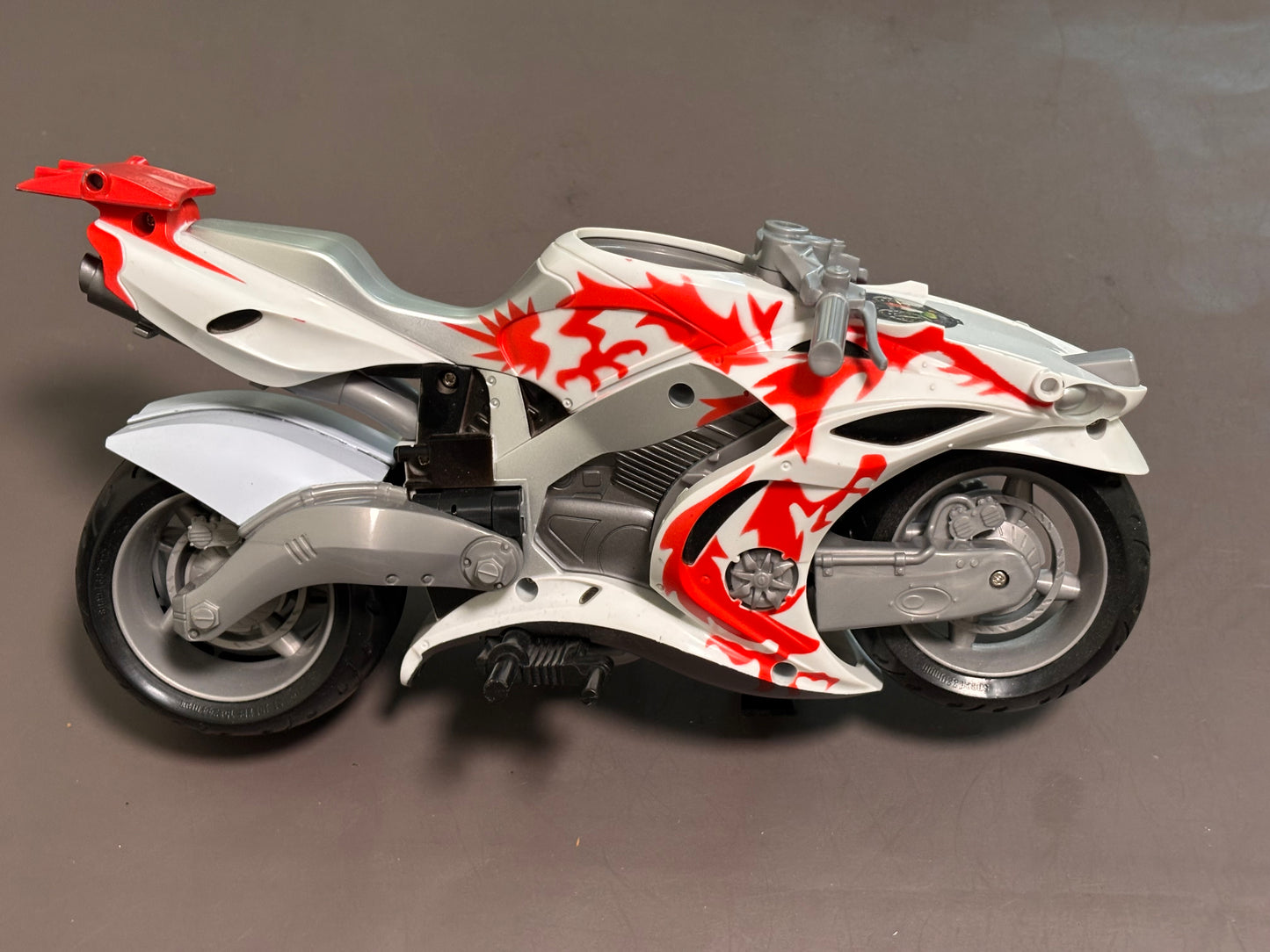 2005 GI JOE Sigma 6 Ninja Hovercycle Motorcycle Hasbro Action Figure Red